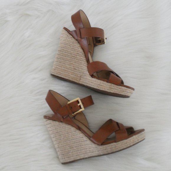 MICHAEL Michael Kors Shoes - Michael Michael Kors Braided Wedges - Size 8.5